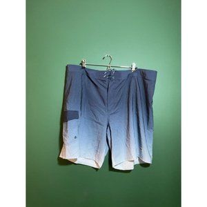 Rokka&Rolla - Mens' Blue Patterned Board Shorts - Size 43
